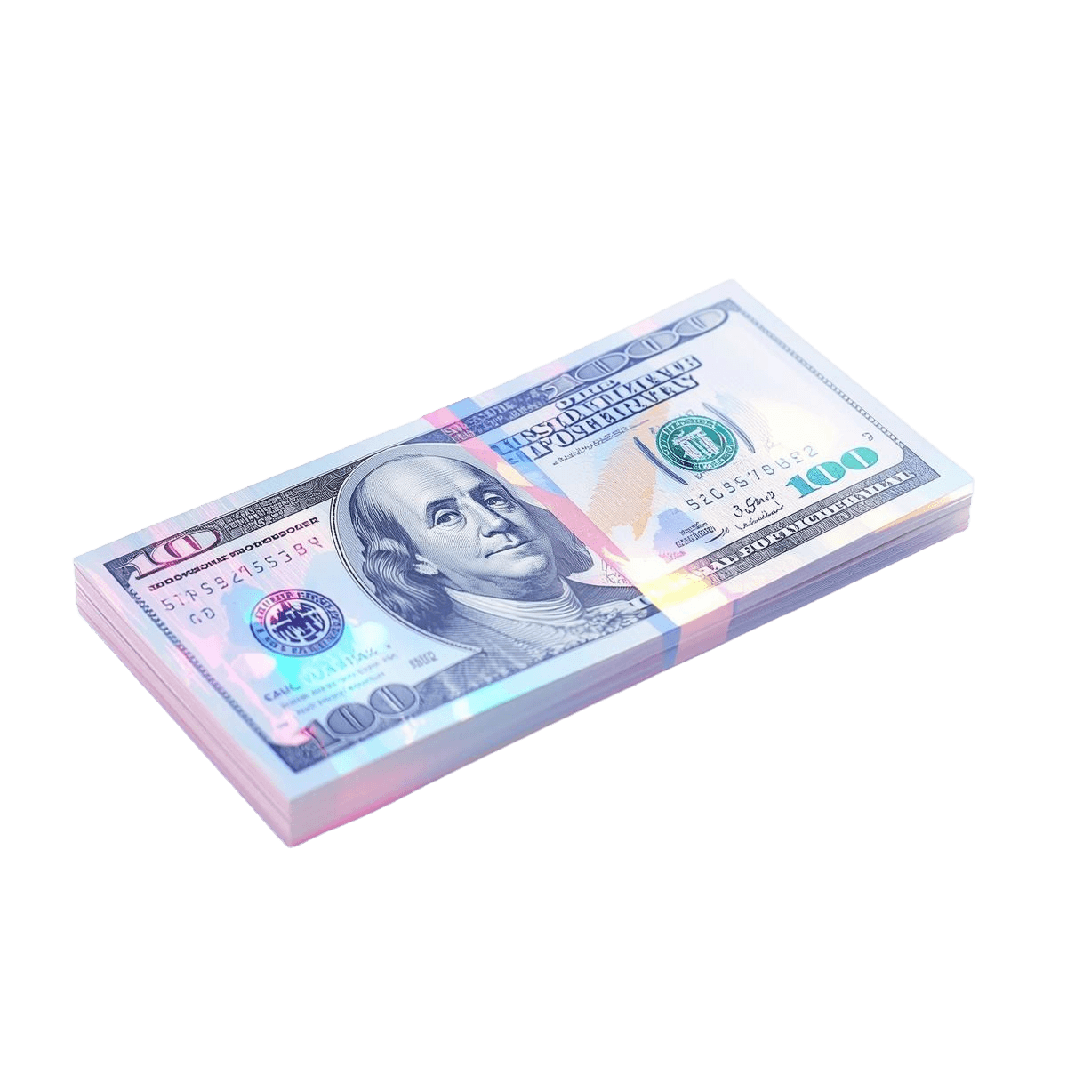 Money stack visual